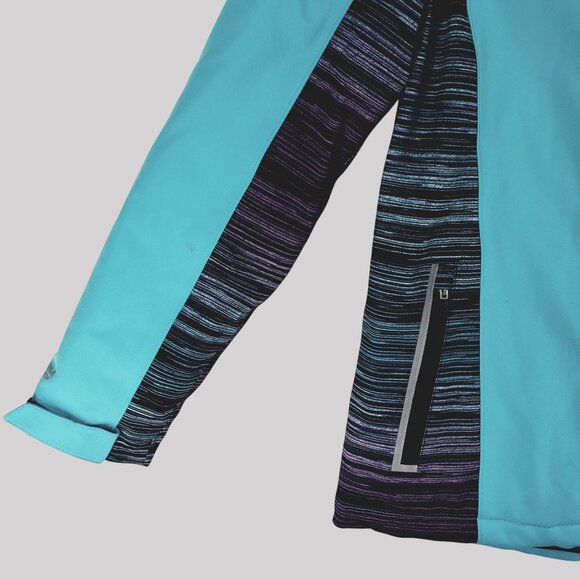 Under Armour Youth Girls Hooded Softshell Jacket With Zipper Pockets L - Picture 6 of 10